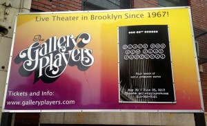 Gallery Players Black Box Sign
