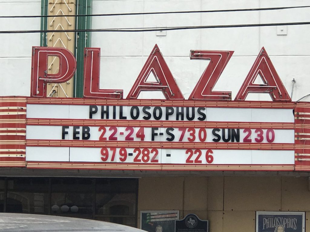 Plaza Theatre Marquee