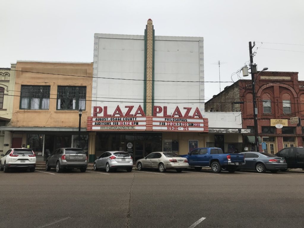 Plaza Theatre in Wharton, TX