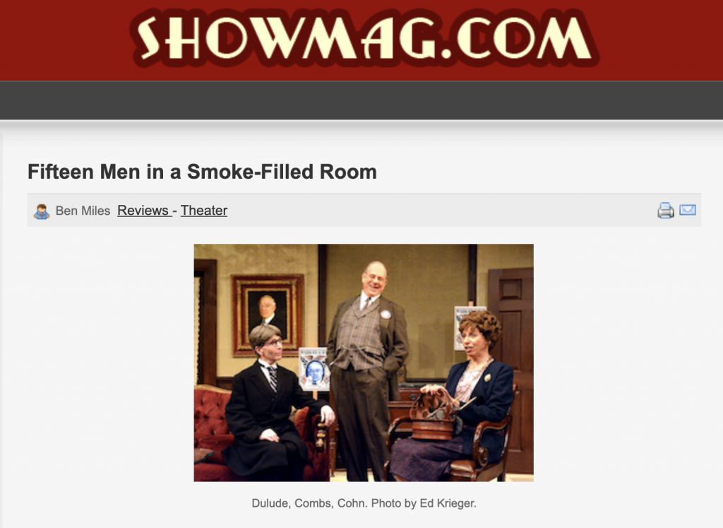"Fifteen Men" Review at ShowMag