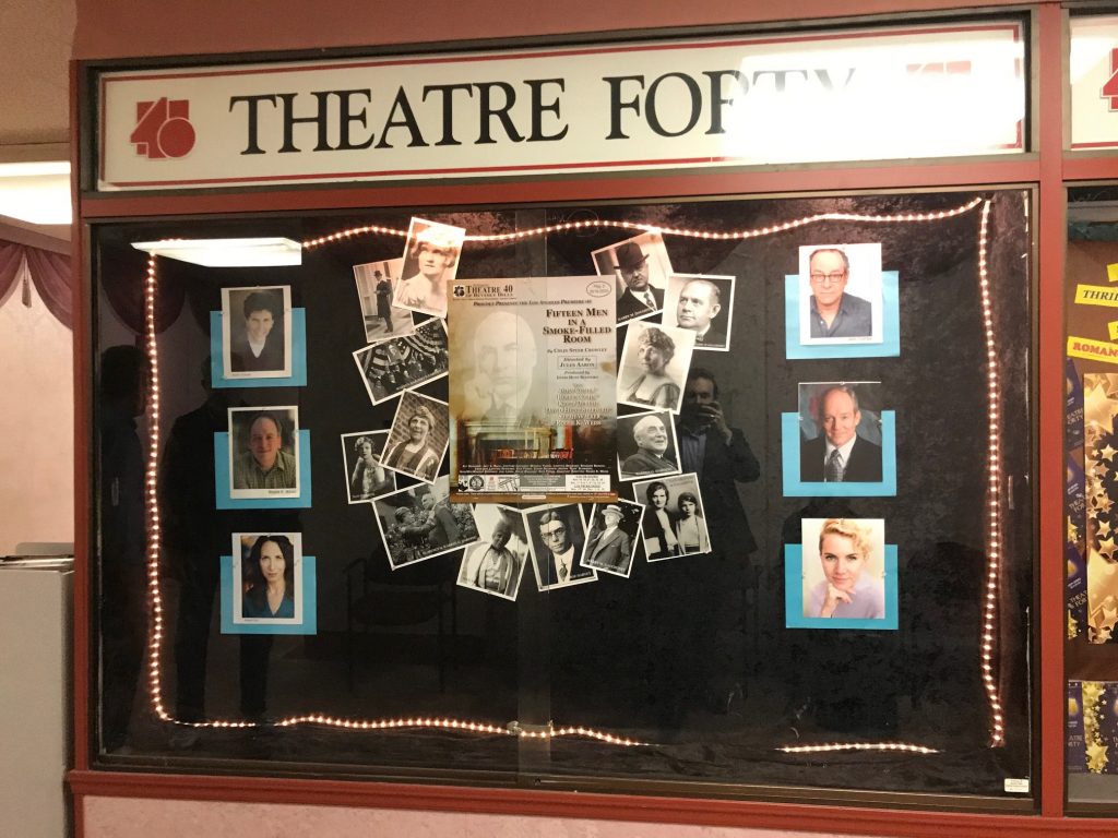 "Fifteen Men" Theate40 Cast Board